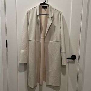 Pink suede coat, size medium